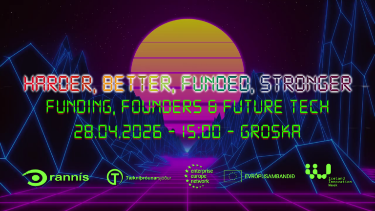 Á Nýsköpunarviku 2026 verða Rannís, EEN og Tækniþróunarsjóður með viðbuður 28. apríl.